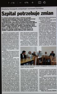 Dziś tj.28.08.2024 r. piszą o nas w Kurierze Szczecińskim 